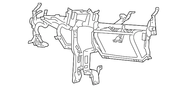 Instrument Panel Cross-Member - Mazda (zzca60420)