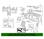 Instrument Panel Cover - Mazda (zzca6427170) - view 4