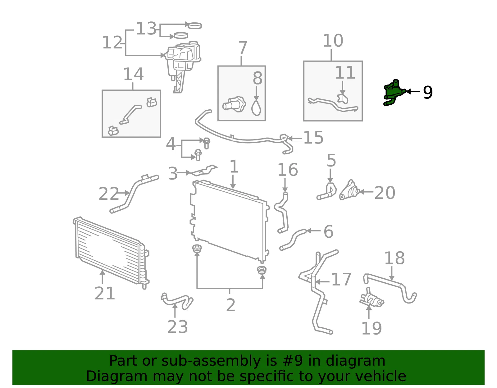 Water Outlet - Mazda (zzcb1517z) - view 2