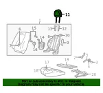 Headrest - Mazda (zzcb8810404) - view 4