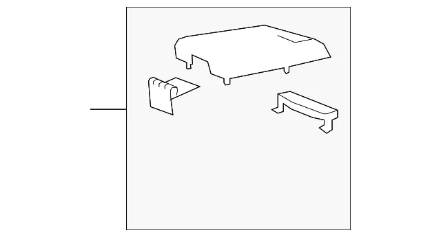 Console Lid - Mazda (zzda6445025)