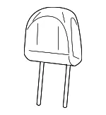 Headrest - Mazda (zzda8810429) - view 3