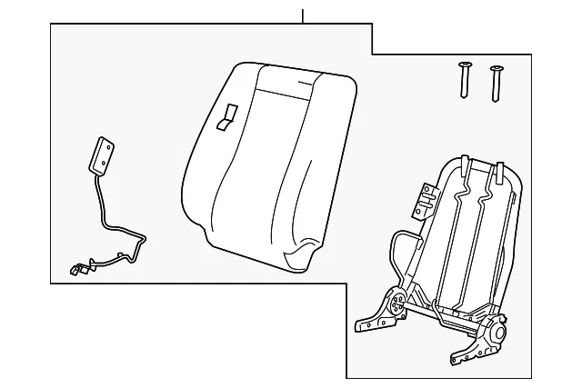 Seat Back Assembly - Mazda (zzdc88180a04)