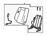 Seat Back Assembly - Mazda (zzdc88180a29) - view 3