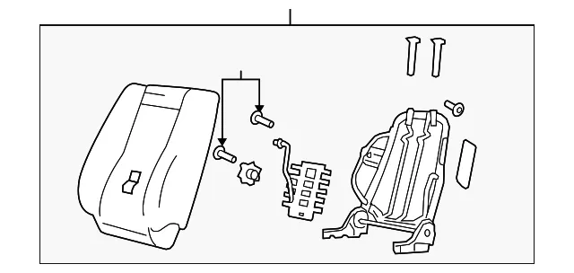 Seat Back Assembly - Mazda (zzdd8813005)