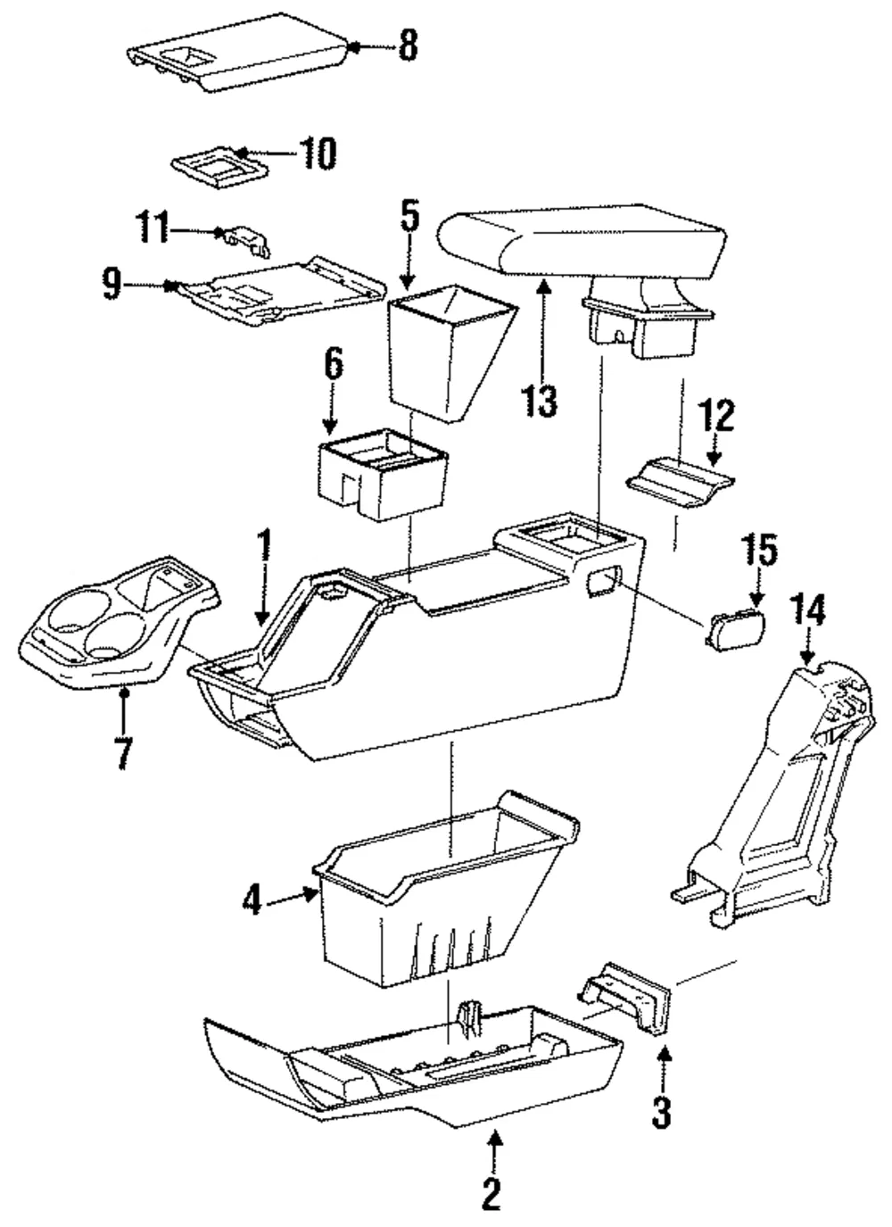 Armrest - Mazda (zzm0644a207)