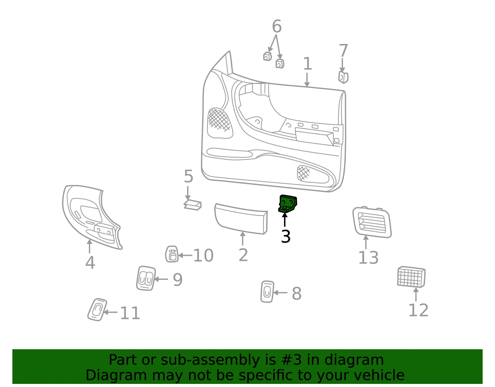 Armrest Bracket - Mazda (zzm088479) - view 2