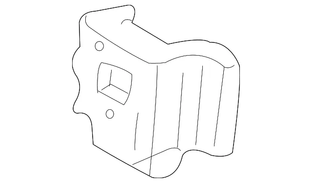 Seat Belt Lap And Shoulder Belt Bracket - Mazda (zzp054956)