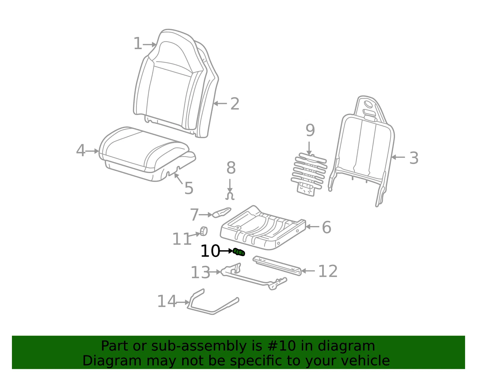 Seat Lumbar Motor - Mazda (zzp0881b5) - view 2
