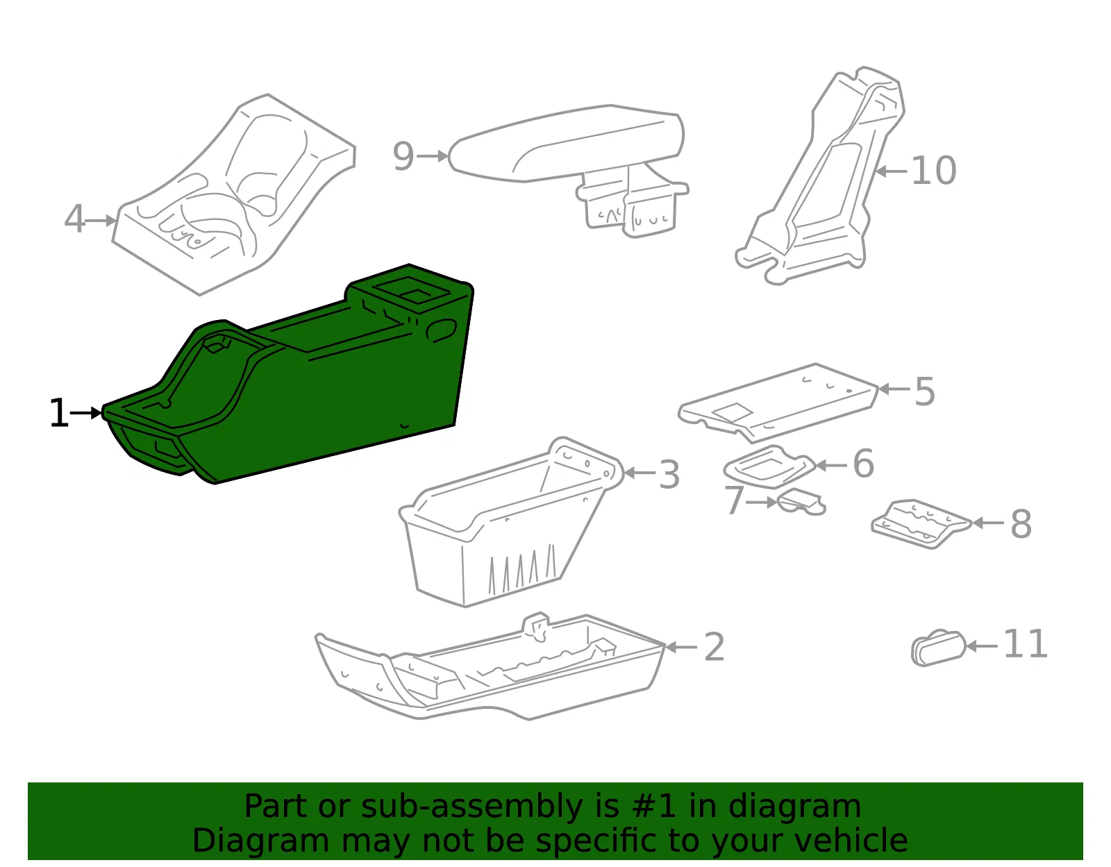 Console Panel - Mazda (zzr06441007) - view 2